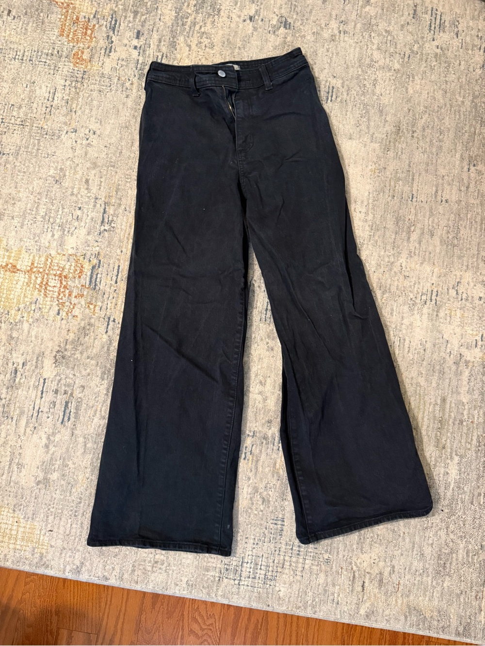 Universal Thread Sailor Wide Leg Jean Black
